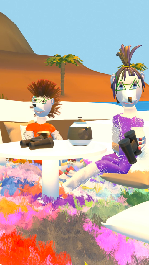 Les Pikschuns observent les crocodiles sur les bords du Nil