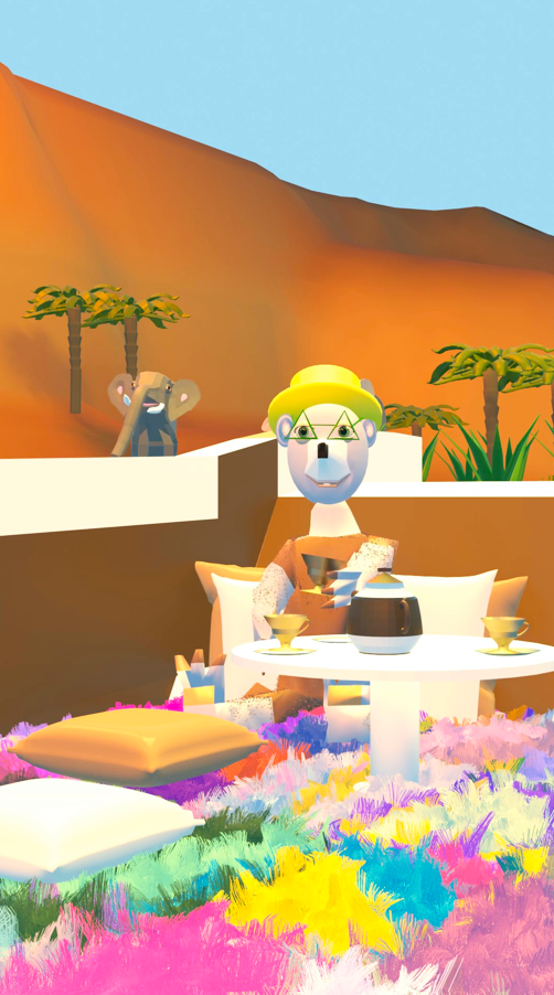 Les Pikschuns observent les eléphants sur les bords du Nil