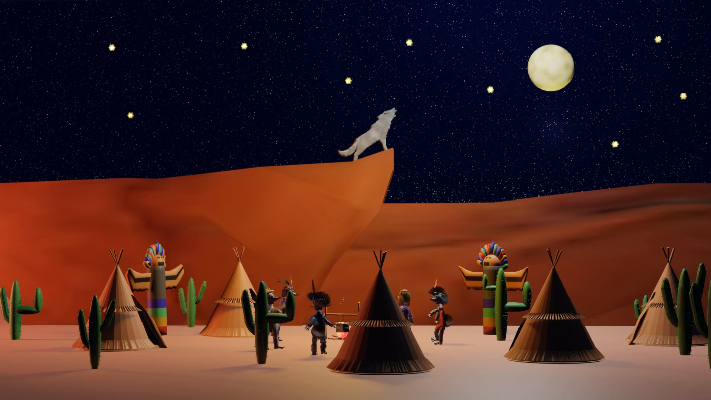 Les Pikschuns - comptine amérindienne