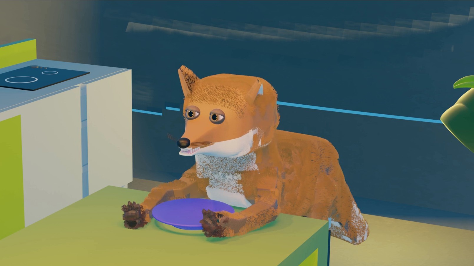 Le Renard mange la soupe