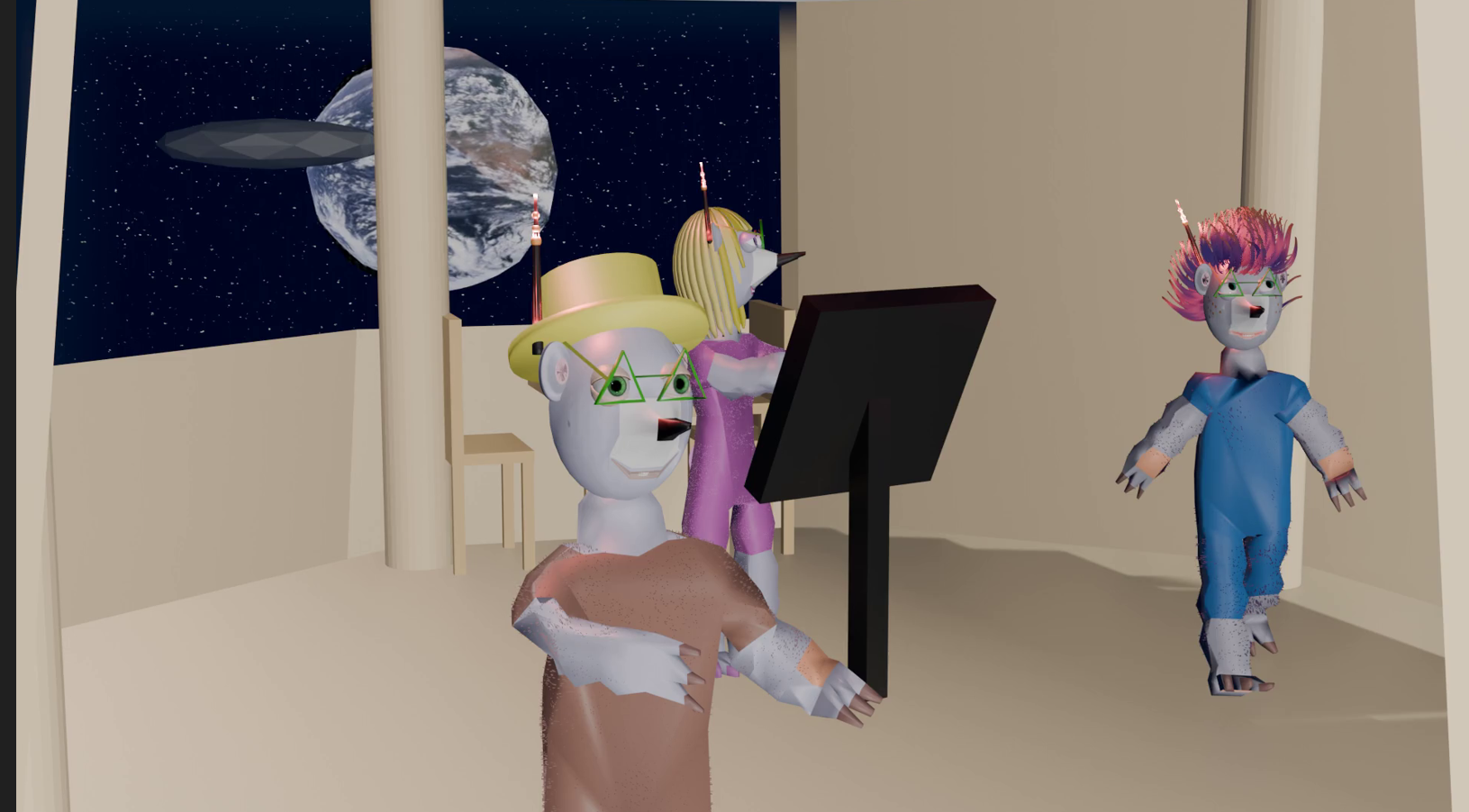 les Pikschuns voyagent dans l'espace