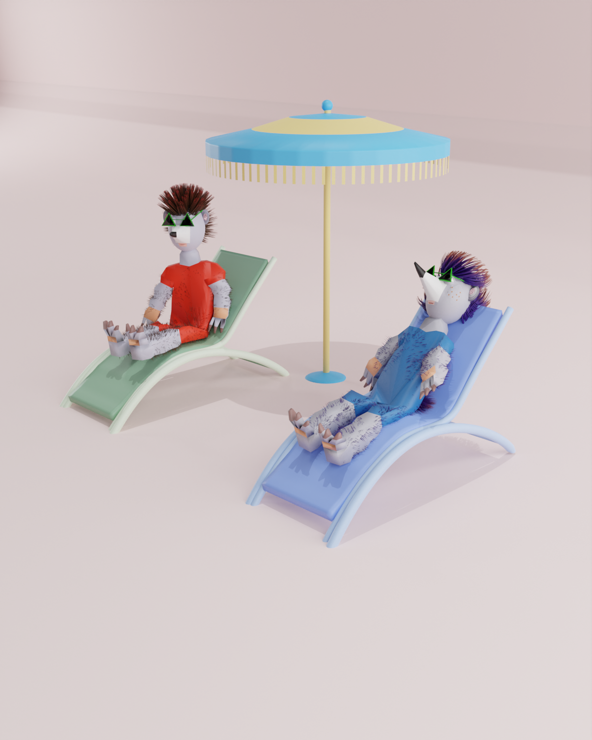 Les Pikschuns sont en vacances