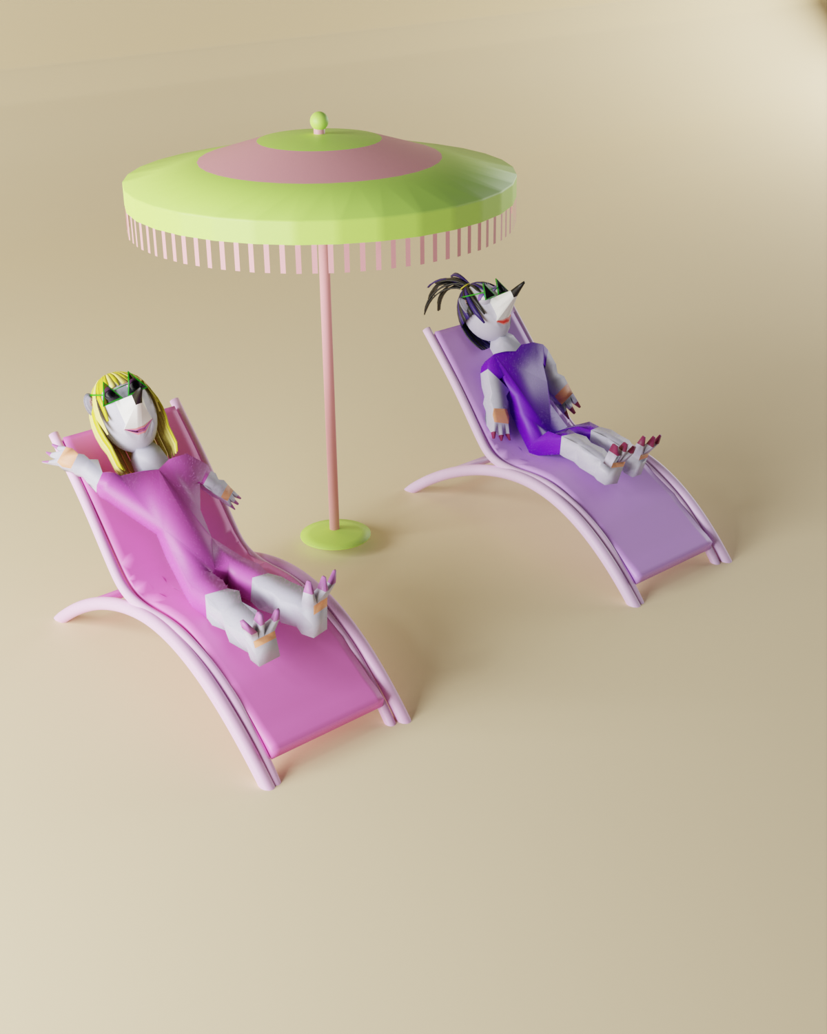 Les Pikschuns sont sur un transat